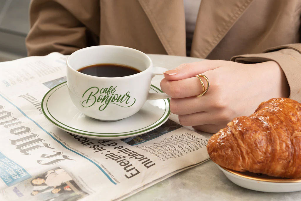 Xícara + Pires Café Bonjour
