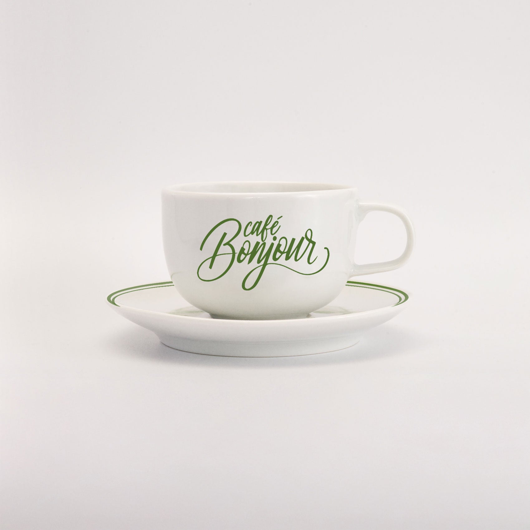 Xícara + Pires Café Bonjour